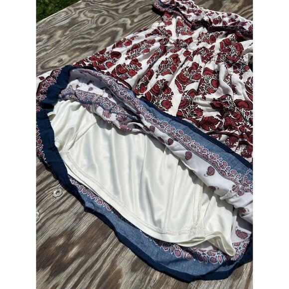 Mossimo Supply Co Womens‎ Dress Sz Xs Strapless Dress Boho Indie Summer Spring - Picture 8 of 9